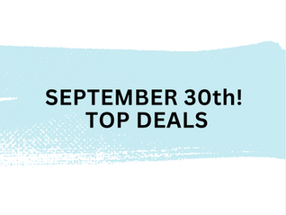 Top Daily Deals - September 30th!