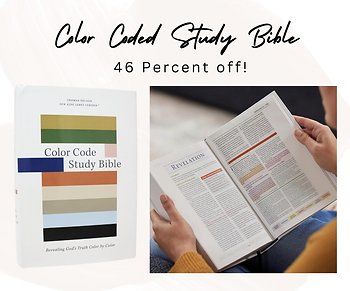 Color Code Study Bible, Revealing God's Truth Color by Color (NKJV, Hardcover, Red Letter)