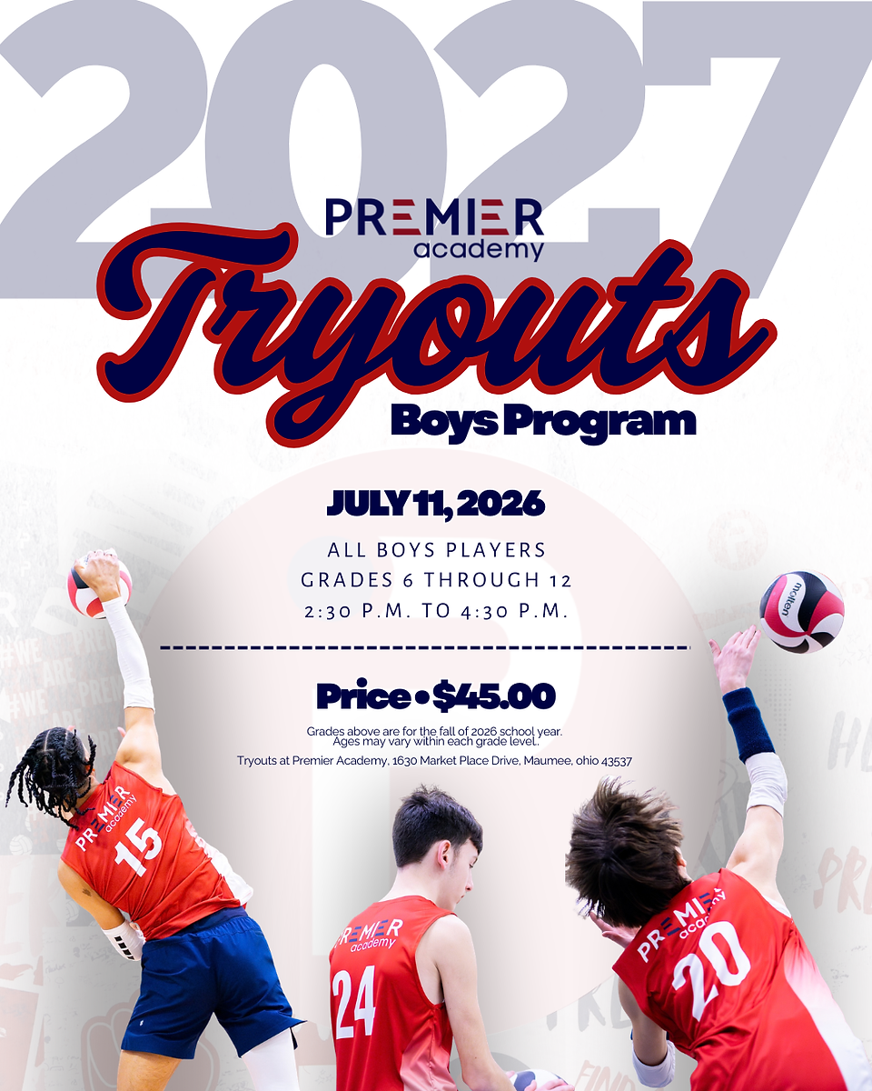 2027 Premier Academy Boys Tryouts