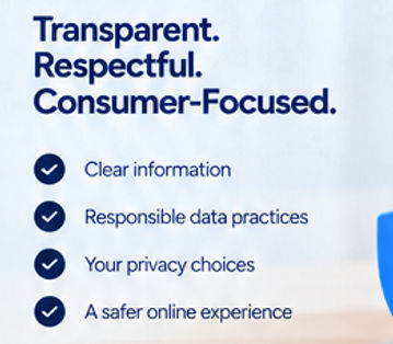 Consumer privacy, data practices, and trust commitment card