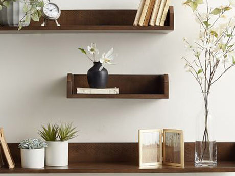 4 lưu ý khi sử dụng kệ treo tường