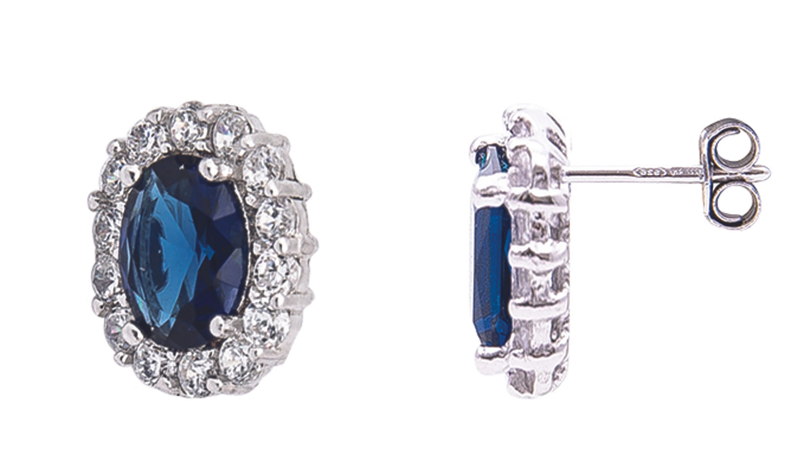 Orecchini Princess ovale color