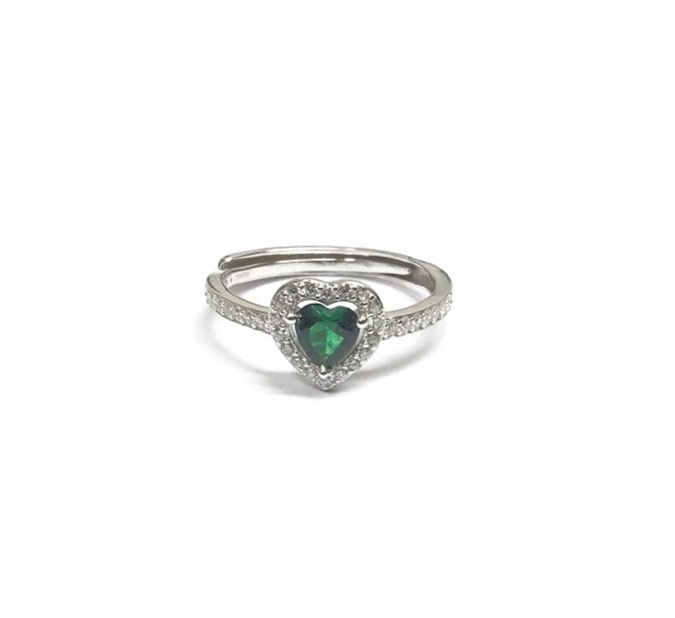 Miniature : Anello cuore Princess color gambo regolabile