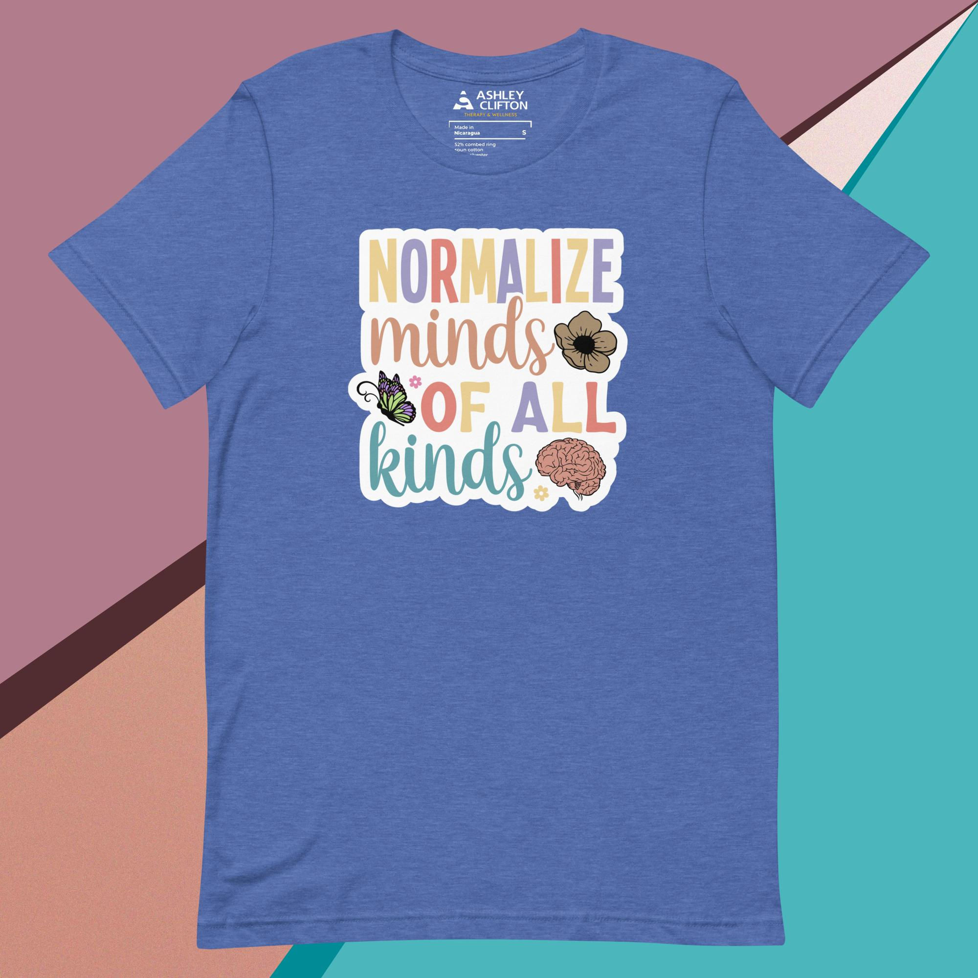 Normalize Minds of All Kinds – Unisex Graphic Tee