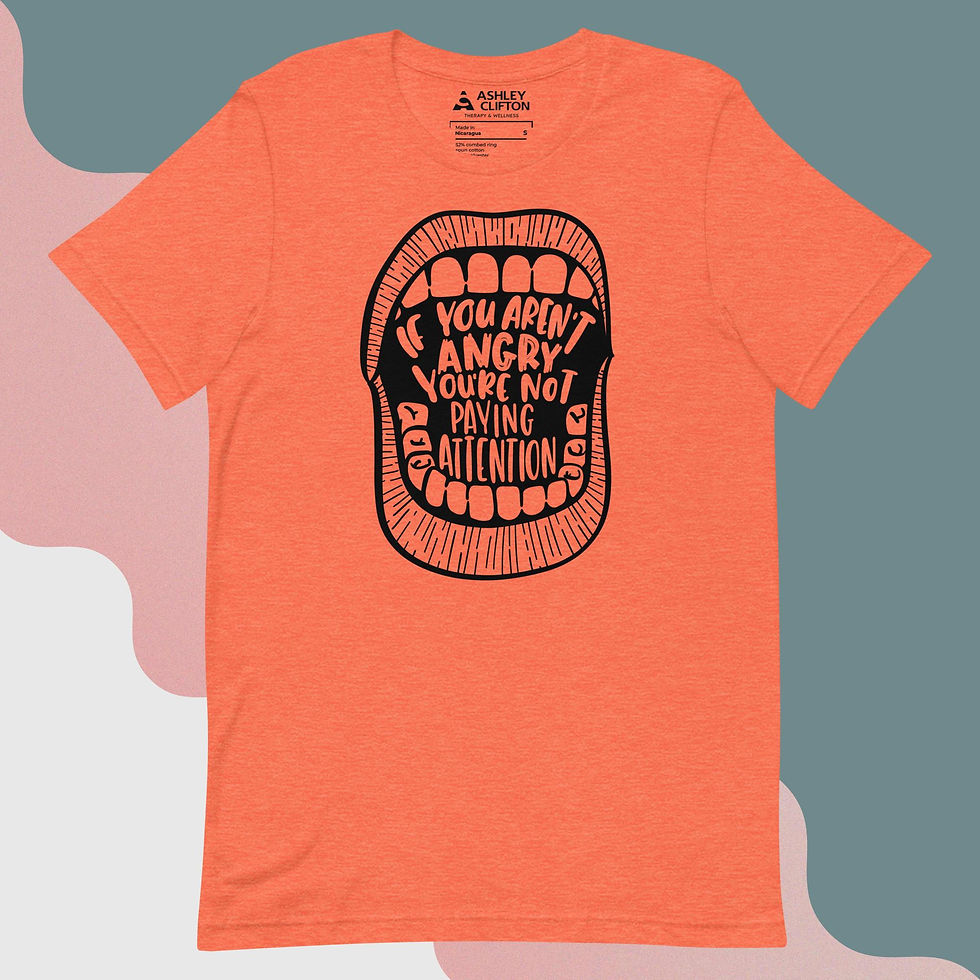 Thumbnail: If You Aren't Angry You're Not Paying Attention – Unisex Graphic Tee