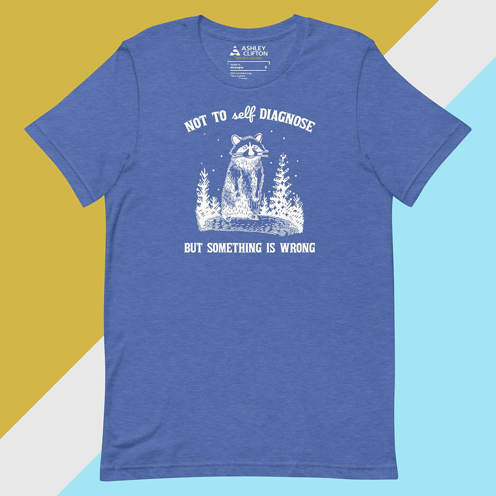 Thumbnail: Not to Self-Diagnose, but Something is Wrong – Unisex Graphic Tee