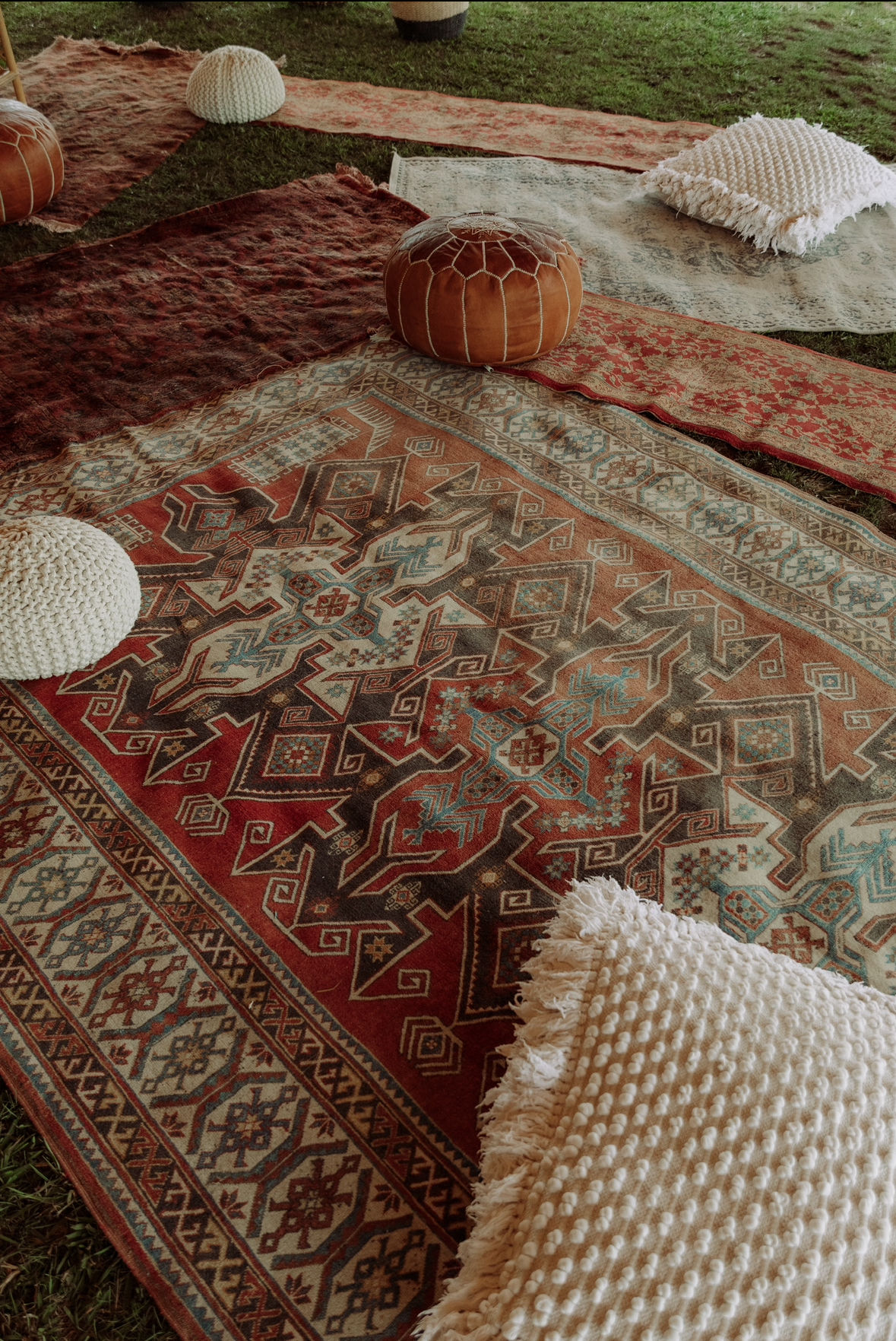 Rectangle Vintage burgundy