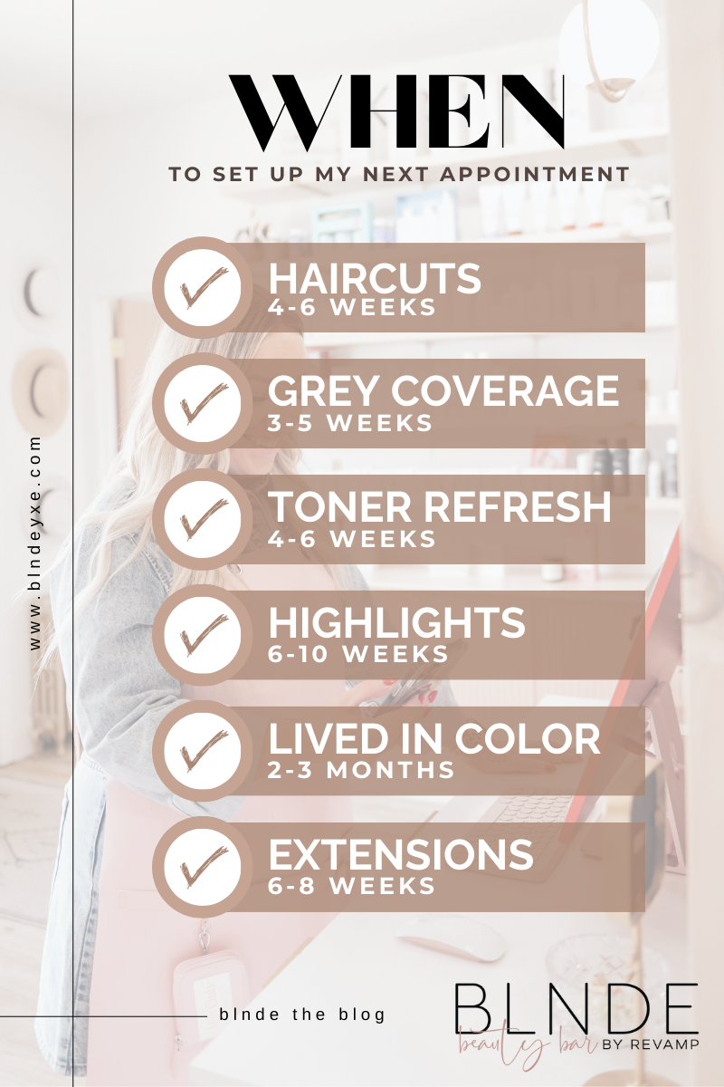 Skilled hairstylist at BLNDE Beauty Bar and Revamp Salon Company delivering exceptional hair transformations in Saskatoon.