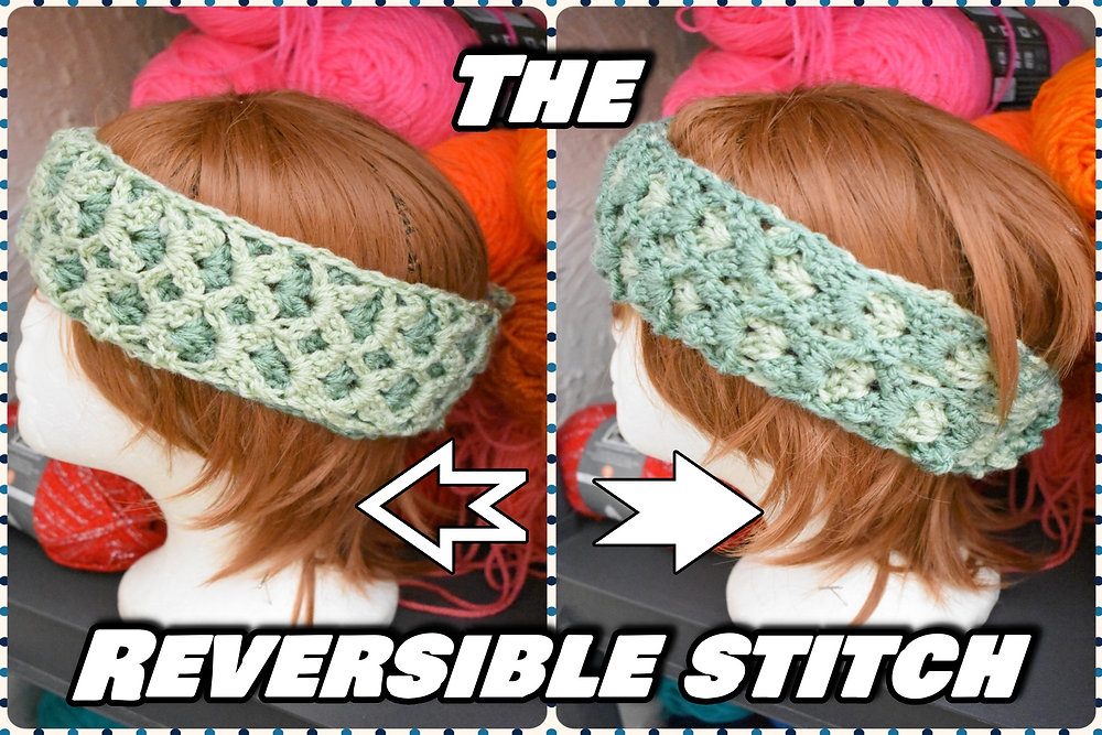 How to Crochet the Two Color Reversible Stitch