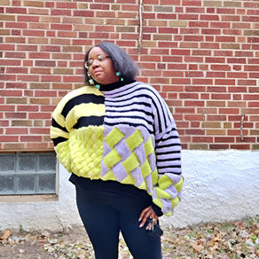 How I styled my completed Watching Me sweater