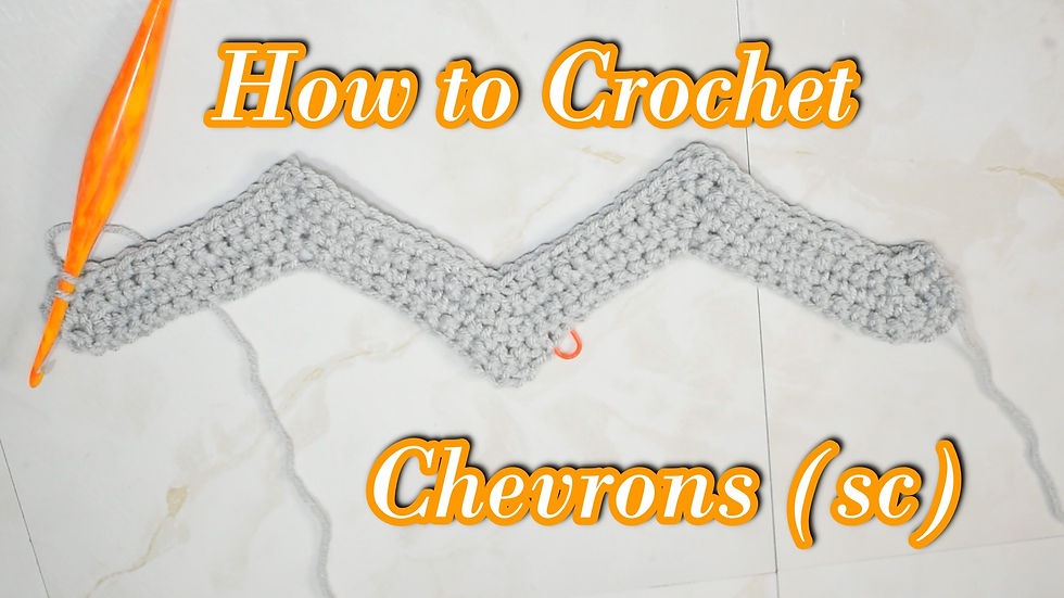 How to Crochet the Chevron Stitch Step by Step