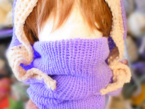 How to Knit The Kobold Hooded Cowl on the Sentro 48 Knitting Machine