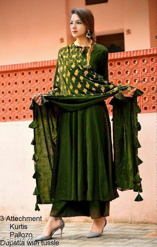 Designer kurti Palazzo Set