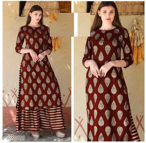 Rayon Kurti Palazzo Set
