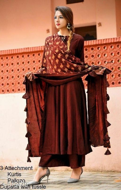 Designer kurti Palazzo Set