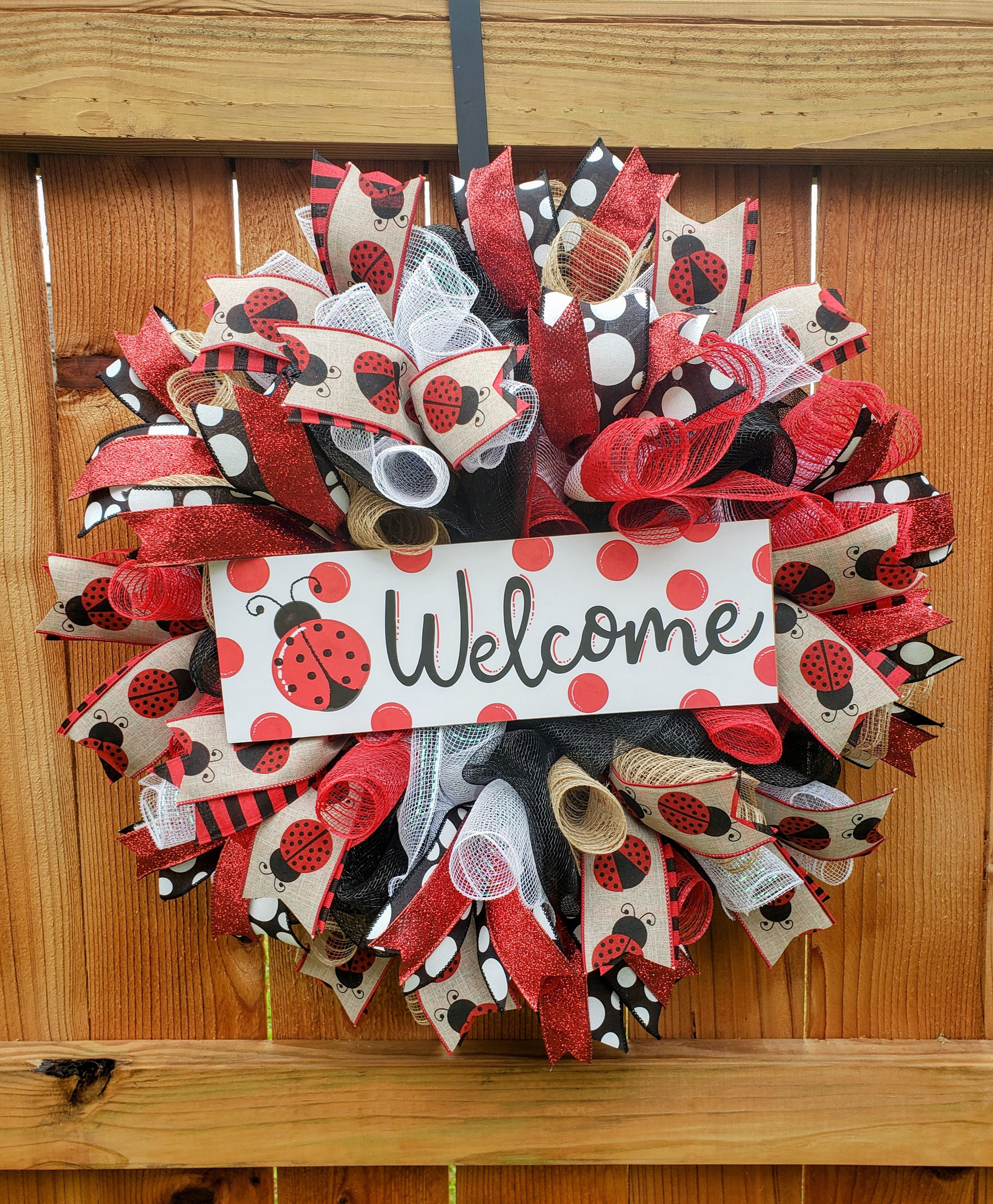 "Welcome" Lady Bug