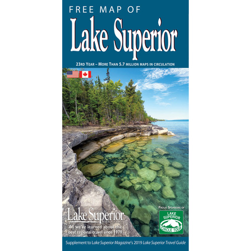Free Lake Superior Travel Map LSM Gift Shop