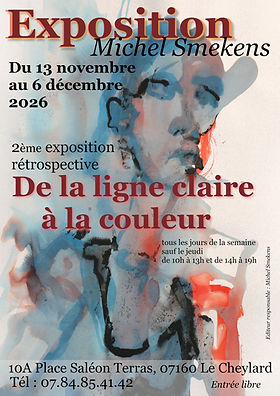 Version numerique-Exposition Michel Smekens De la ligne claire a la couleur-novembre-decem
