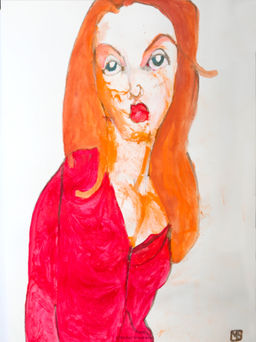 La dame en rouge