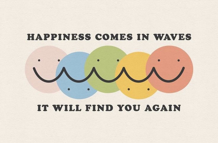 #WellnessWednesday - Happiness comes in wavesš§š¾šš¾āāļøš¤øš¾šļøāļø