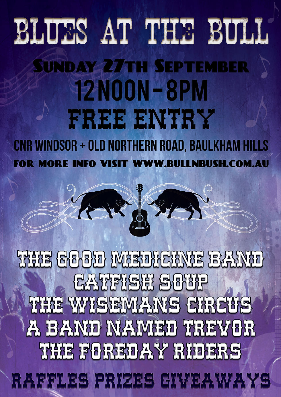 Blues At The Bull September Poster
