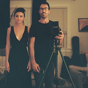 Photo of gerard lalo Sandoval and actress and muse, Dani Delanco