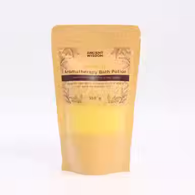 Wake Up aromatherapy bath potion with sea salt and essential oils