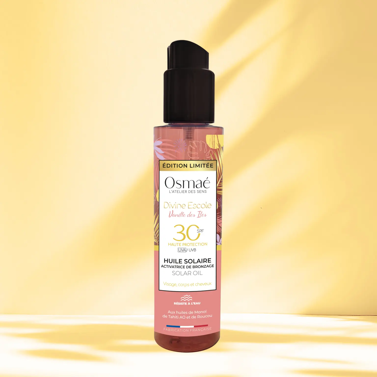 Huile solaire activatrice de bronzage SPF30 - Vanille des Iles