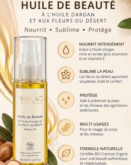 Miniature : Huile de beauté Bio aux fleurs du désert 