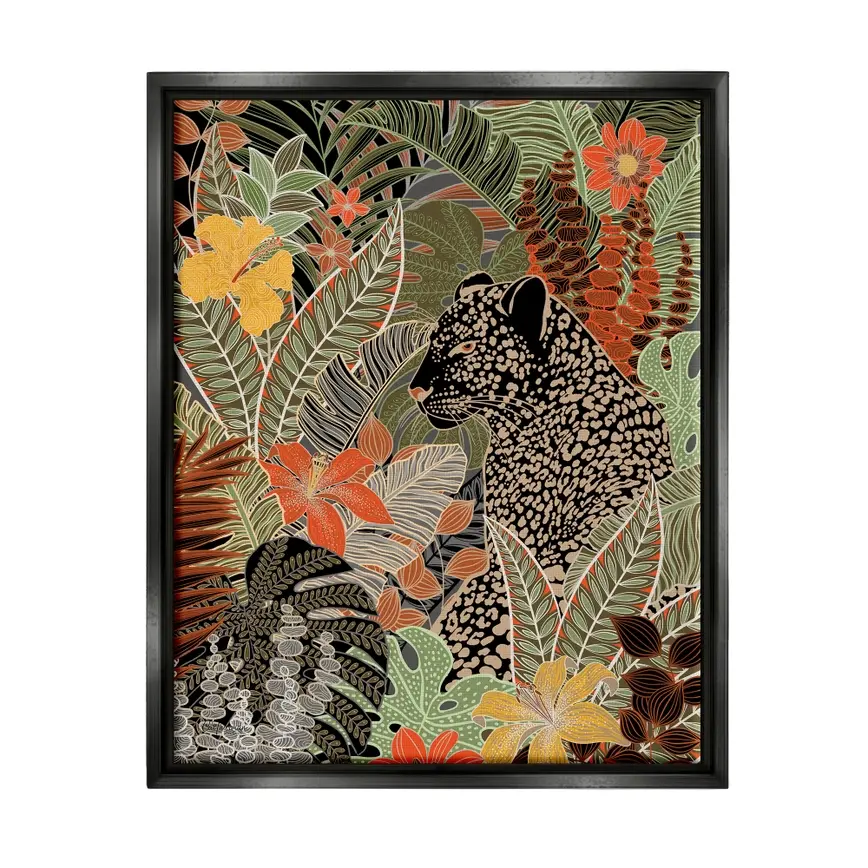 Léopard dans la jungle