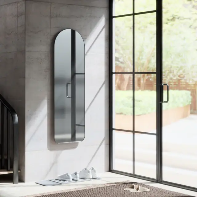 Thumbnail: Hubba floor mirror - Titanium