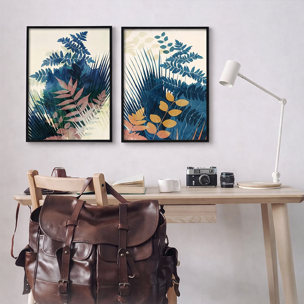 Thumbnail: Ferns, set of 2