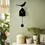 Miniature : Horloge maison d'oiseau noire