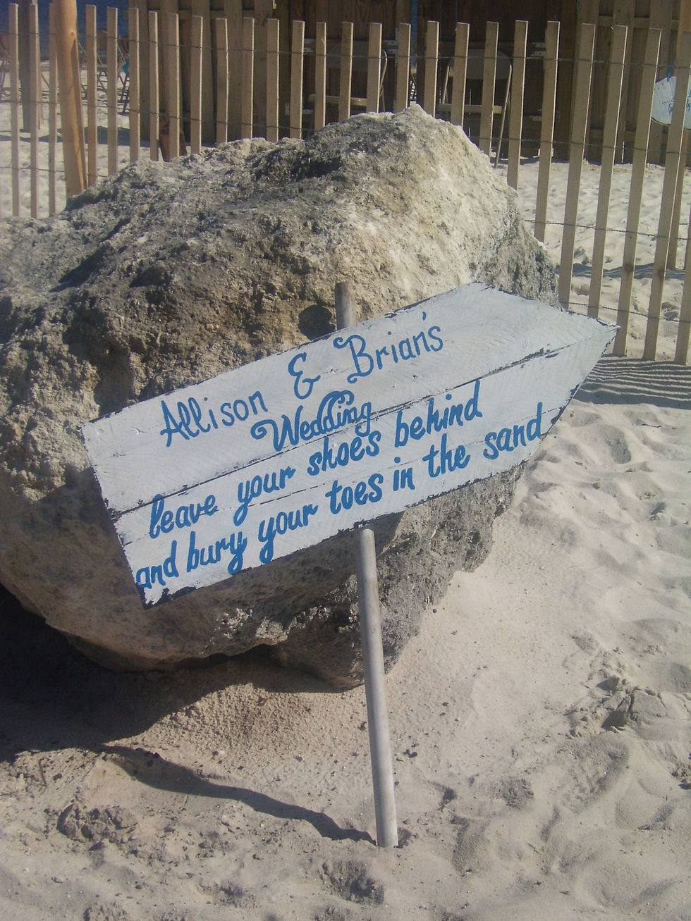 Thumbnail: Wedding Custom Wood Sign 12" x 12" to 36"