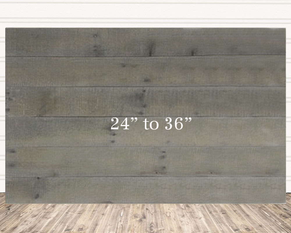 Custom Weathered Wood Sign 24" x 36"