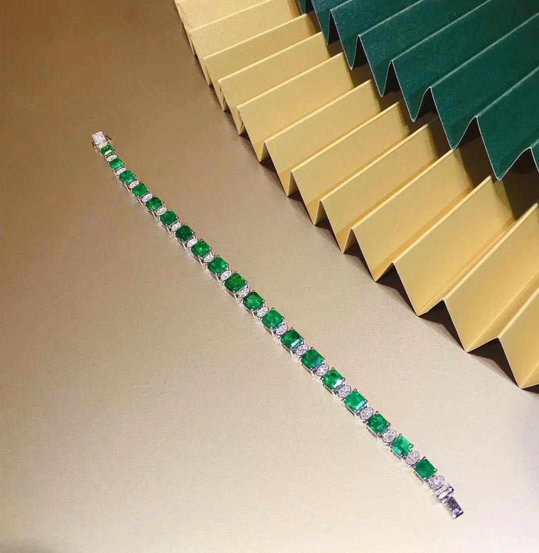 Emerald Bracelet 10.03ct