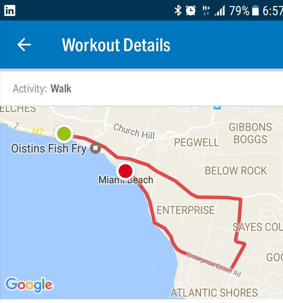 The 2017 Cffb Walk Run Route