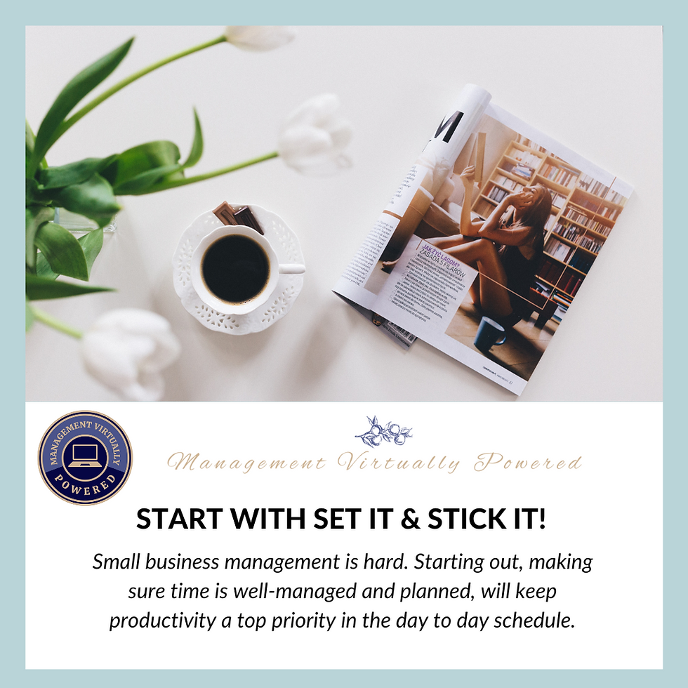 Start with Set It & Stick It!