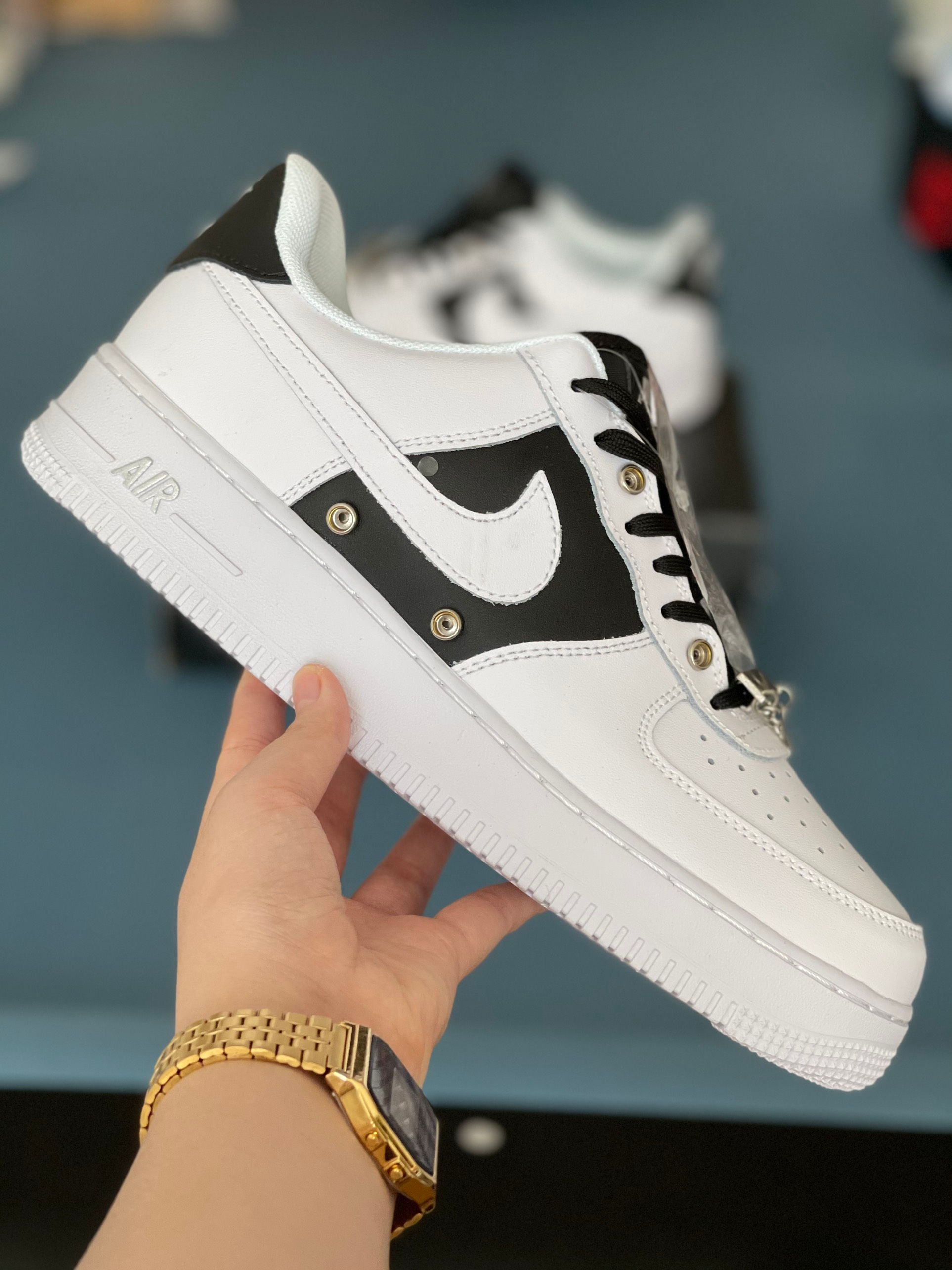 W38 Nike AF1 Trắng 2021+ Sticker (SC)