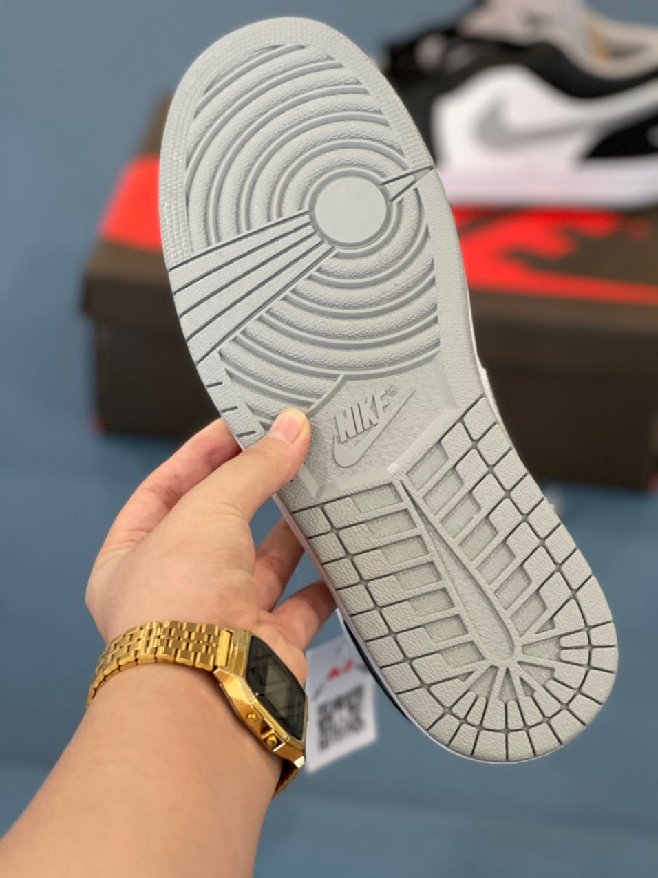 Thumbnail: W65 Jordan Xám Đen Low (SC)