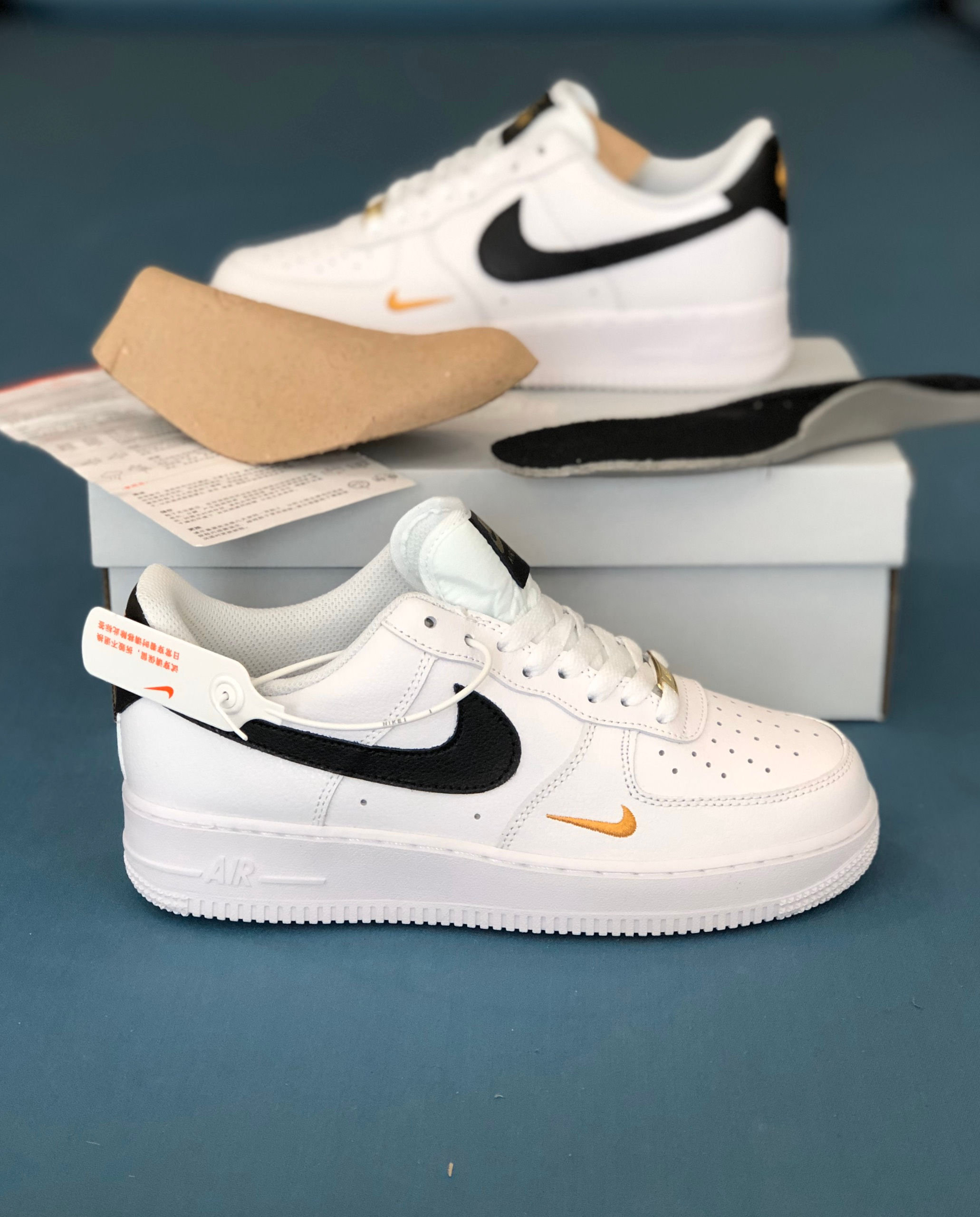 W12 Nike AF1 Vệt Đen (Like Auth)
