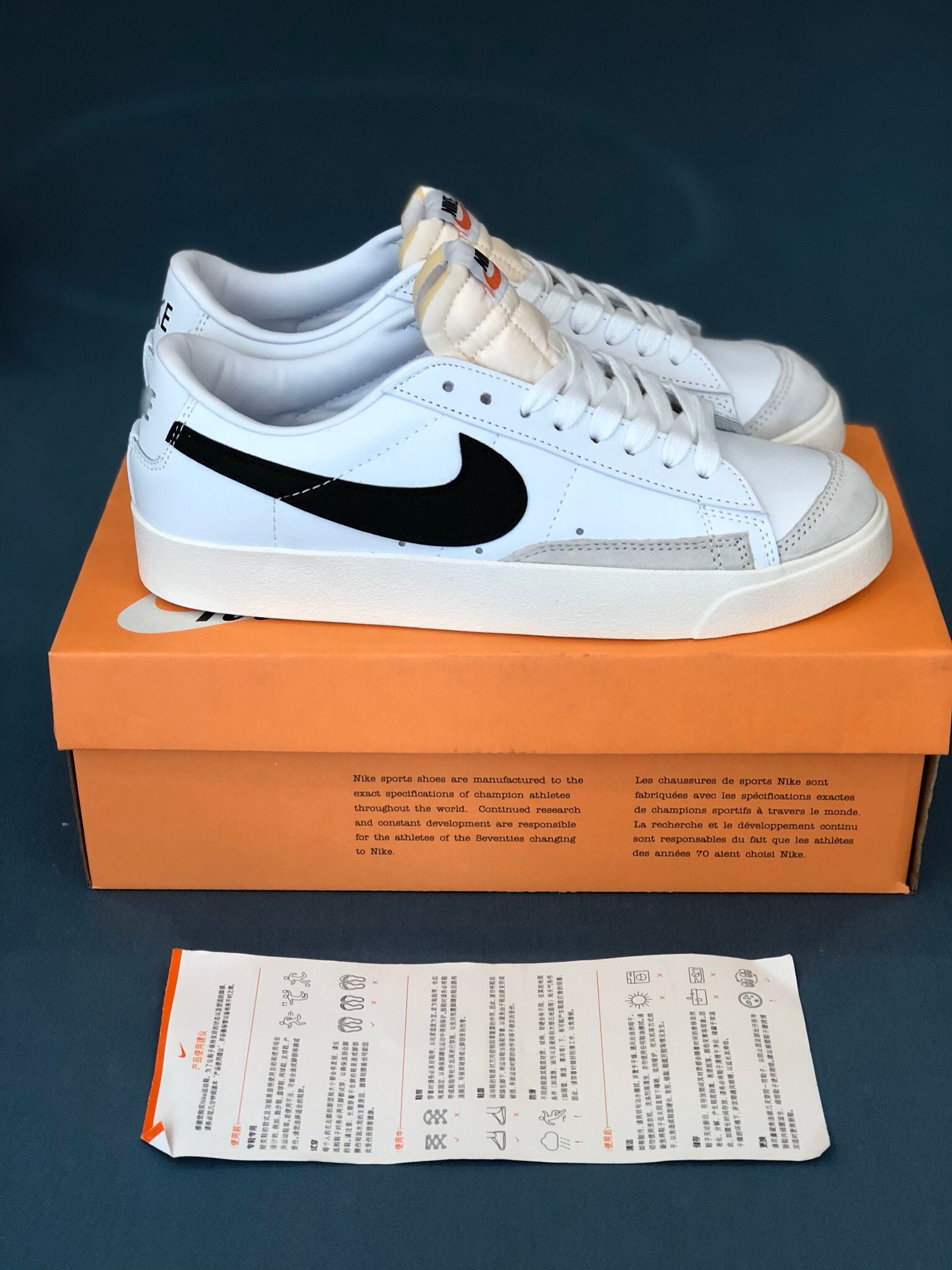 W47 Nike Blazer Vệt Đen (SC)