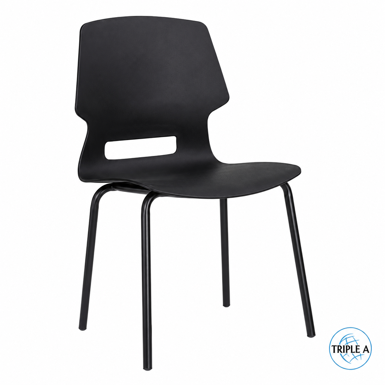 Silla plástica cafetería