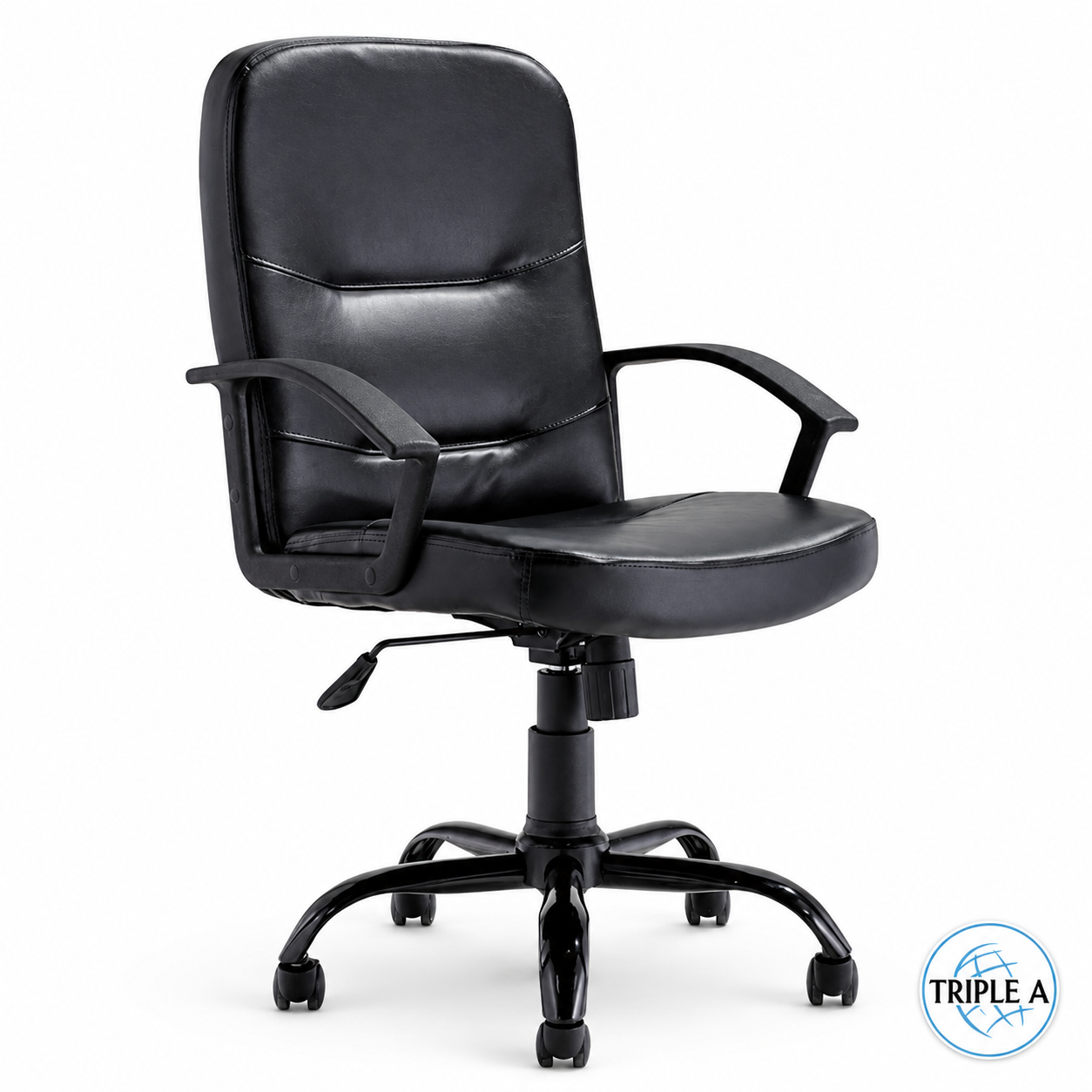 Silla ejecutiva con brazos fijos
