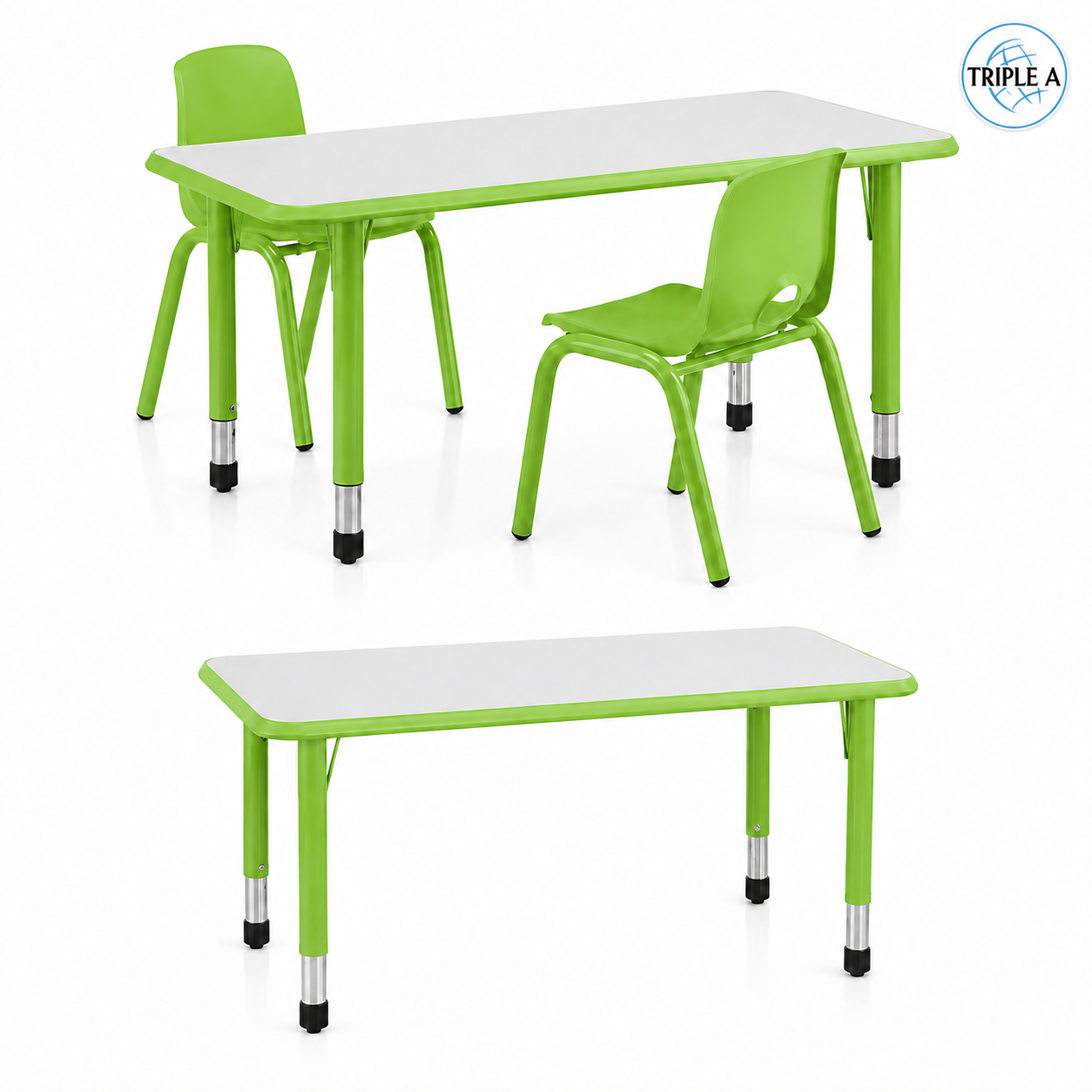 Mesa kínder rectangular (Ajustable)