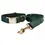 Thumbnail: Green Velvet Dog Collar & Leash Set with Bow Tie, Free Name Engraving