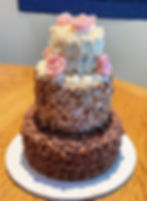 Tri Flavored Wedding Cake