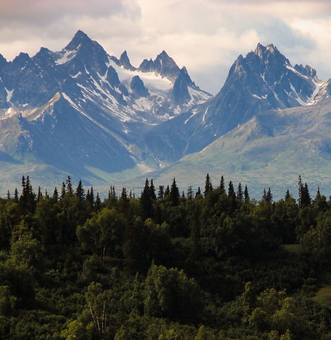 Snowy Mountain Landscapejpg
