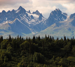 Snowy Mountain Landscapejpg