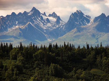 Snowy Mountain Landscapejpg